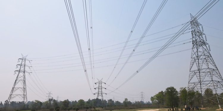 ढल्केबर–इनरुवा ४०० केभी प्रसारण लाइन निर्माण  सम्पन्न(तस्बिरहरु)