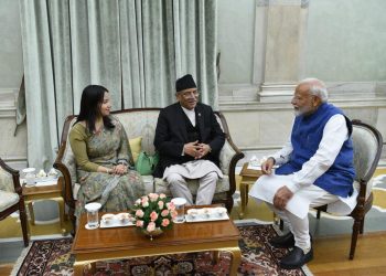 प्रधानमन्त्री दाहाल र भारतीय प्रधानमन्त्री मोदीबीच भेटवार्ता(तस्बिरहरु)