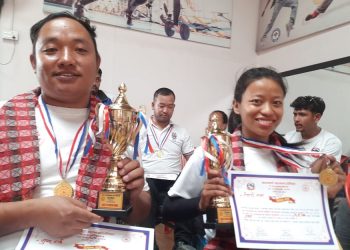 पारा भारोत्तोलन प्रतियोगिता: सुपर राई र रोशनी लामा प्रथम र उत्कृष्ट खेलाडी