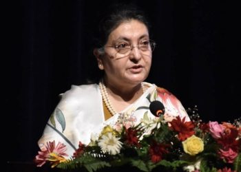 तथ्यपूर्ण सूचना सम्प्रेषणबाट विश्वसनीयता कायम हुन्छ: पूर्वराष्ट्रपति भण्डारी