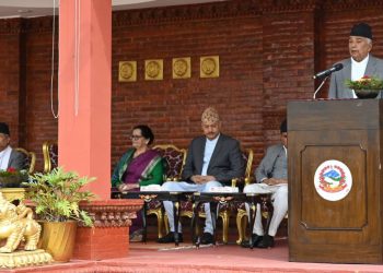 जलवायु परिवर्तनको असर न्यूनीकरणमा योगदान गर्न विश्व समुदायलाई राष्ट्रपतिको अपिल