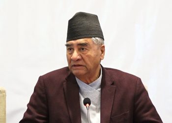 सभापति देउवाले बेलाए पदाधिकारी र पूर्वपदाधिकारीको बैठक