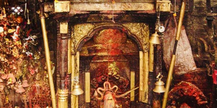 दोलखा भीमसेनको शिलामा फेरि आयो ’पसिना’