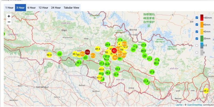 काठमाडौं उपत्यकामा ठूलो बाढी, सतर्क रहन आग्रह