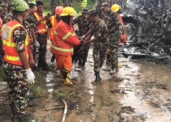 सौर्य एयरको जहाज दुर्घटनामा (तस्बिरहरु)