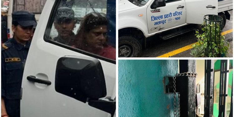 मनोज गजुरेलको घरमा ताला लगाउन पुगेकी मीना ढकाल पक्राउ