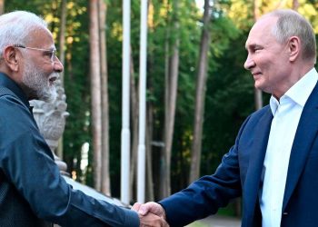 भारतीय प्रधानमन्त्री मोदी र रुसी राष्ट्रपति भ्लादिमिर पुटिनबीच भेटवार्ता