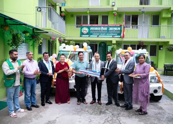 नबिल बैंकले दियो मानव सेवा आश्रमलाई दुई थान उद्धार वाहन