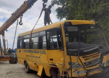 पोखरामा स्कुल बस दुर्घटनाः आमा–छोराको मृत्यु, यी हुन् घाइतेहरु(अपडेट)