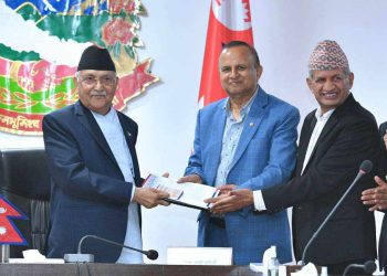 प्रधानमन्त्री ओलीलाई एमालेले दियो ९९ बुँदे सुझाव