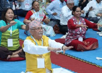 योगलाई धेरै भन्दा धेरै अभ्यास र प्रयोग गर्न प्रधानमन्त्रीको आग्रह