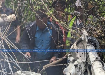 हेलिकोप्टर दुर्घटनाः उडेको ३ मिनेटमै सम्पर्कविहीन, ५ जनाको मृत्यु