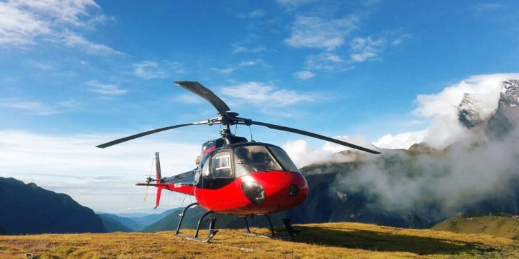 एयर डाइनेस्टीको हेलिकप्टर दुर्घटना