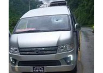 गुडिरहेको माइक्रोमाथि ढुंगा खस्दा २ जना घाइते