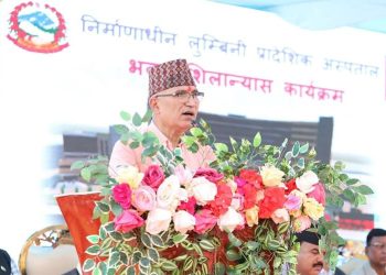 १२ सय शय्याको लुम्बिनी प्रादेशिक अस्पताल भवन बन्दै, अर्थमन्त्री पौडेलद्वारा शिलान्यास