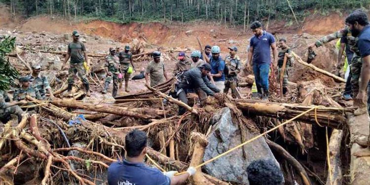 भारत वायनाडमा भूस्खलनमा परी ज्यान गुमाउनेको संख्या २१६ पुग्यो