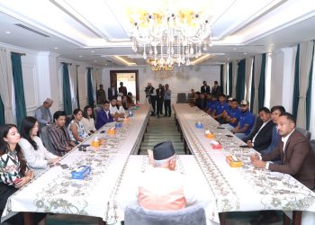 क्रिकेट रंगशाला विषयमा प्रधानमन्त्री र क्यानका पदाधिकारीबीच छलफल