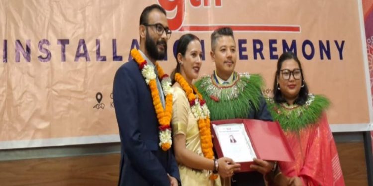 रोटरी क्लब अफ मातृभूमी बालुवाटारको नवौं पदस्थापन समारोह, अध्यक्षमा राजु श्रेष्ठ