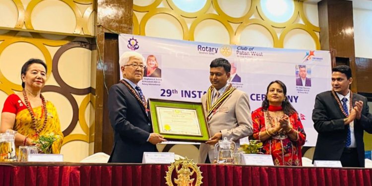 रोटरी क्लब अफ पाटन वेष्टको २९ औं पदस्थापन, अध्यक्षमा बिदुर तिमल्सिना