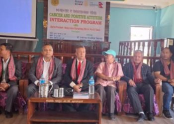 क्यान्सर र सकारात्मक सोंचबारे रत्नराज्य र रोटरीको संयुक्त अन्तरक्रिया