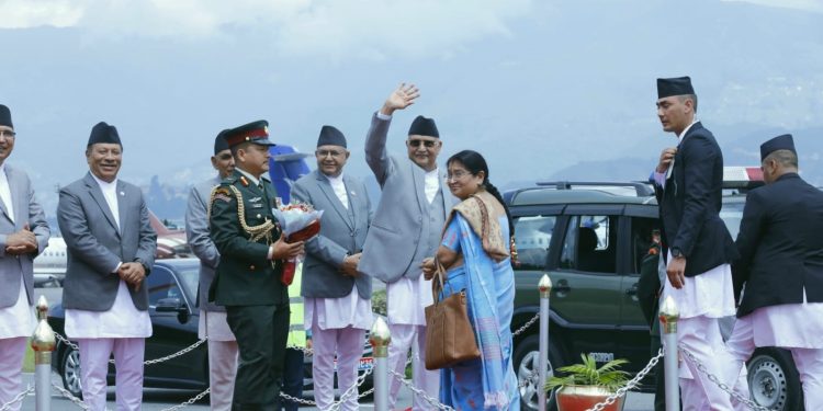 प्रधानमन्त्री ओली अमेरिका प्रस्थान