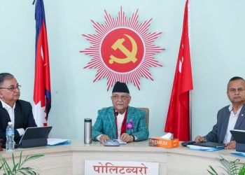 ०८४ को निर्वाचन एक्लै लड्नुपर्छ : केपी ओली