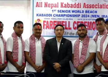 नेपालले इरानमा सिनियर वर्ल्ड कपबीच कबड्डी खेल्ने