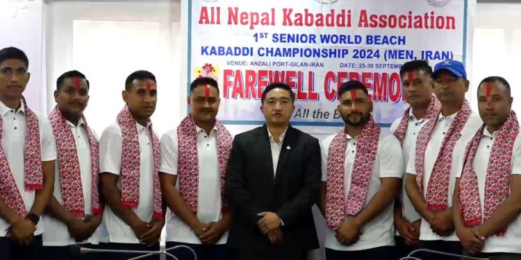 नेपालले इरानमा सिनियर वर्ल्ड कपबीच कबड्डी खेल्ने