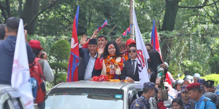 पलेशालाई भव्य स्वागत