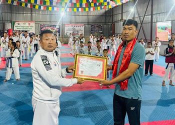 अन्तर्राष्ट्रिय पदक विजेता रन्जित सम्मानित