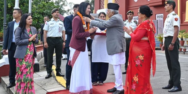 पलेशालाई सम्मान गर्दै राष्ट्रपतिले भने: देशको शिर उच्च भएको छ