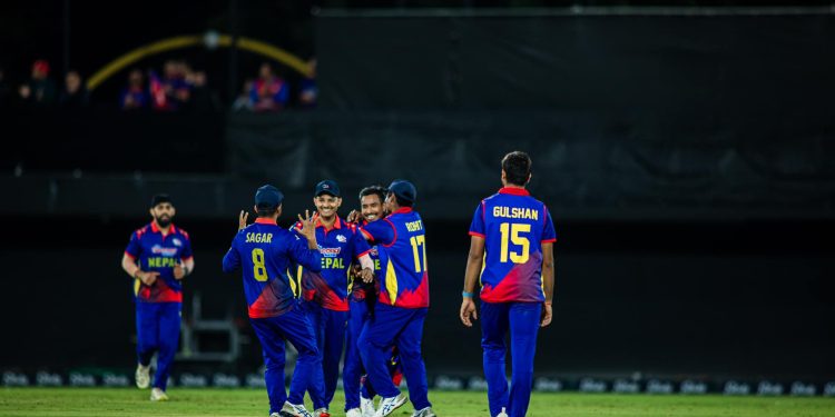 सुपर ओभरमा अमेरिकामाथि नेपालको रोमाञ्चक जित