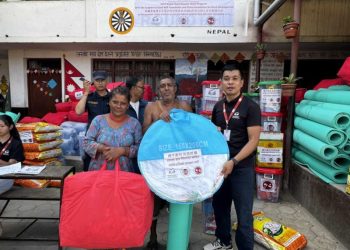 गुड विल फाउण्डेसनद्वारा काठमाडौंका बाढीपीडितलाई राहत वितरण