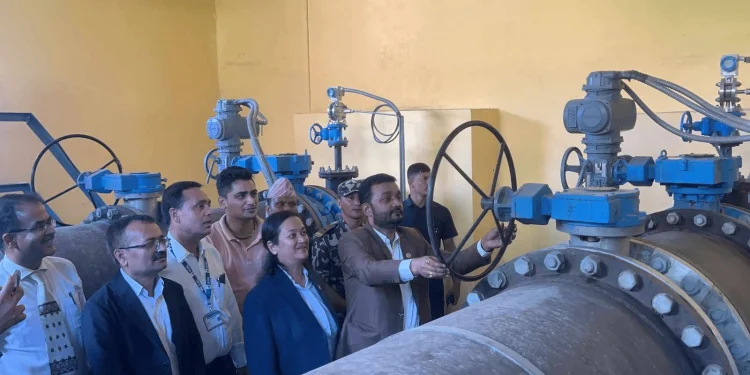 काठमाडौं उपत्यकामा मेलम्चीको पानी वितरण