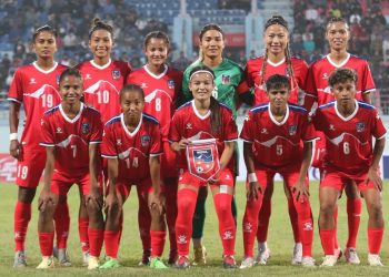 साफ च्याम्पियनसिपमा नेपालले माल्दिभ्ससँग खेल्दै, नेपाल आइन् साम्बा