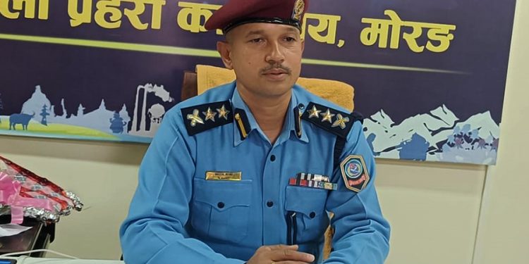 आर्थिक अनियमितता प्रकरणः हेडक्वार्टर तानिए मोरङका एसपी