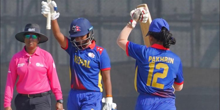 यू-१९ महिला टी-२० विश्वकप छनोट: कुवेतविरुद्ध नेपालको सानदार जित