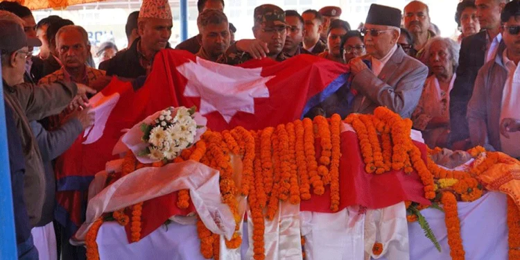 प्रधानमन्त्रीद्वारा पूर्वसभामुख ढुंगानाप्रति श्रद्धाञ्जली अर्पण