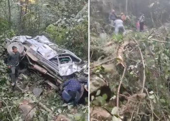 रामेछापमा सुमो दुर्घटनाः वडाअध्यक्ष सहित ५ जनाको मृत्यु, ३ घाइते