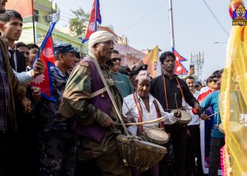 एनपिएल: सुदुरपश्चिम रोयल्सद्वारा धनगढीमा भव्य र्‍याली(फोटोफिचर)