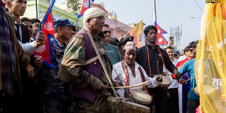 एनपिएल: सुदुरपश्चिम रोयल्सद्वारा धनगढीमा भव्य र्‍याली(फोटोफिचर)