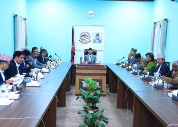 मन्त्रिपरिषद बैठक बस्दै