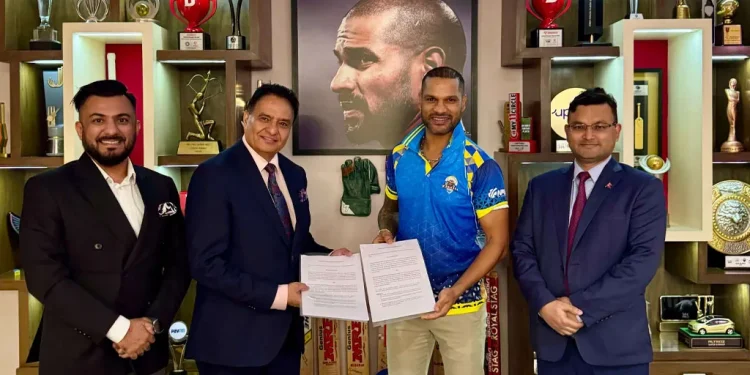 चर्चित क्रिकेट खेलाडी शिखर धवन कर्णाली याक्समा अनुबन्ध