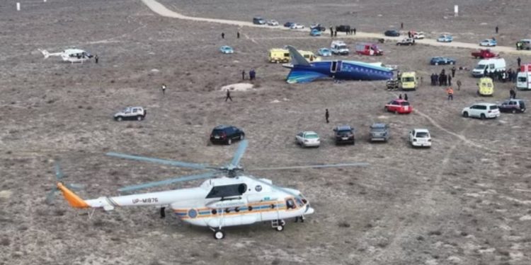 कजाकिस्तानमा ६७ जना सवार विमान दुर्घटना, २५ जनाको जीवितै उद्धार