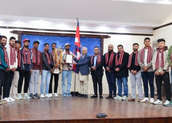 जनकपुर बोल्ट्सलाई प्रधानमन्त्रीको सम्मान