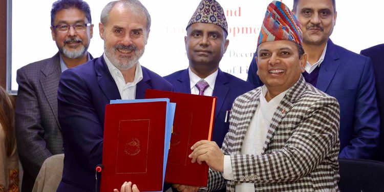 नेपाल र एडीबीबीच दुईवटा परियोजनाका लागि २१ अर्ब २३ करोडको सहयोग सम्झौता