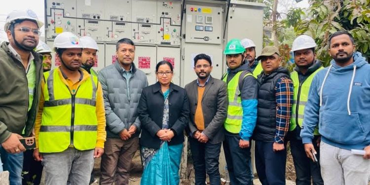 भरतपुरमा भूमिगत विद्युतीकरणको परीक्षण सुरु