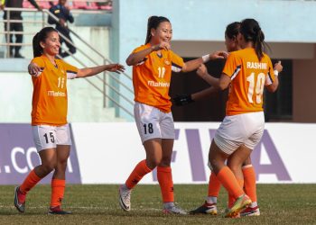 एपिएफले उचाल्यो एन्फा महिला लिगको ट्रफी