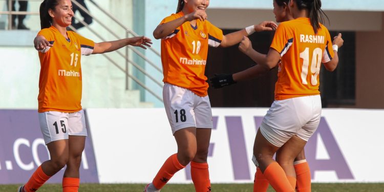 एपिएफले उचाल्यो एन्फा महिला लिगको ट्रफी