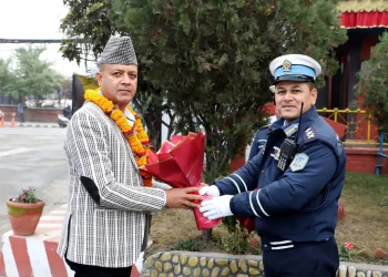 एसएसपी घिमिरेले सम्हाले उपत्यका ट्राफिक प्रहरी प्रमुखको जिम्मेवारी